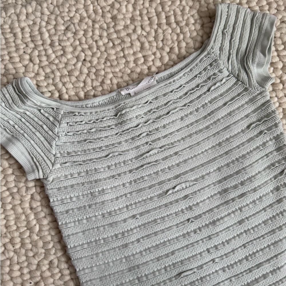 BCBGeneration vintage Soft Blue Mini Dress - Picture 2 of 3